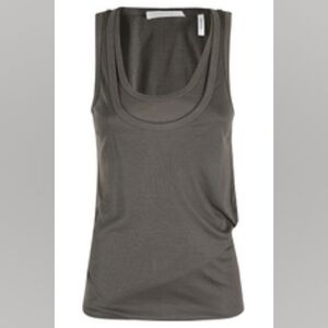 Helmut Lang, S,Women's Olive Tank Top